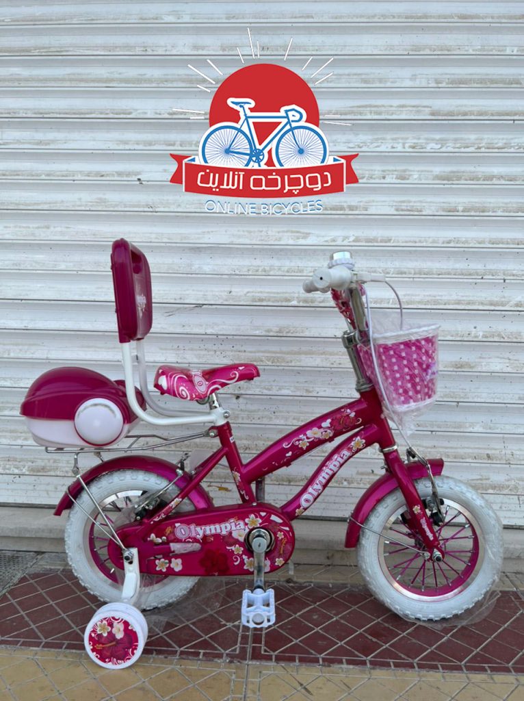 دوچرخه دخترانه المپیا مدل گل Flower سایز 12
